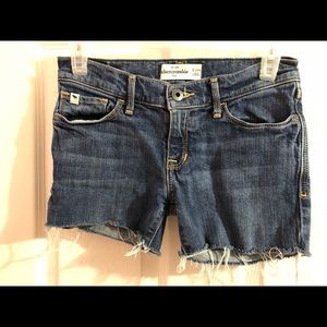 Abercrombie kids girls size 16 slim cut off shorts
